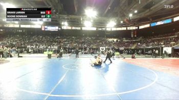 144 lbs Cons. Round 2 - Boone Bowman, Blackfoot vs Drake Larsen, Mountain View, Oregon