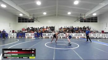 150 lbs Cons. Round 2 - Gabriel Garcia, Selma vs Seamus Fergus, Dos Pueblos