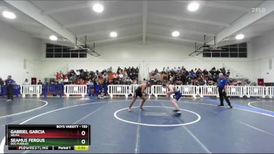 150 lbs Cons. Round 2 - Gabriel Garcia, Selma vs Seamus Fergus, Dos Pueblos