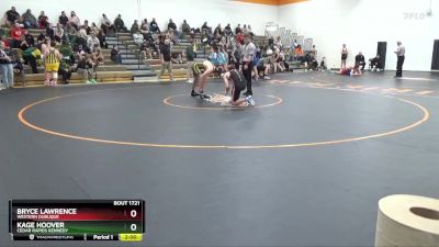 157-165 A Round 2 - Bryce Lawrence, Western Dubuque vs Kage Hoover, Cedar Rapids Kennedy