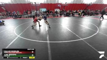 145 lbs Quarterfinal - Luke Beeksma, Wisconsin vs Callum Wheeler, Merrill High School Wrestling