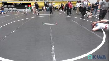 85 lbs Quarterfinal - Jett Manning, Barnsdall Youth Wrestling vs Joseph Kidwell, Raw Wrestling Club