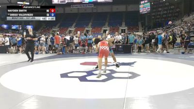 157 lbs Champ. Rd Of 128 - Hayden Smith, North Carolina vs Diego Valdiviezo, California