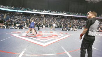 6A 285 lbs Cons. Round 1 - Luke White, Southern Alamance High School vs Kenan Howard, Seventy-First High School