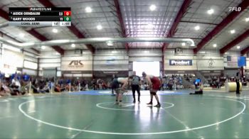 215 lbs Cons. Semi - Gary Woods, Virgin Valley vs Aiden Ornbaum, Elko