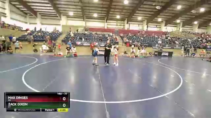 77 lbs Quarterfinal - Max Dinges, PA vs Zack Dixon, CT