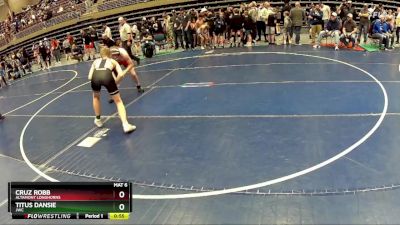 145 lbs Quarterfinal - Cruz Robb, Altamont Longhorns vs Titus Dansie, JWC