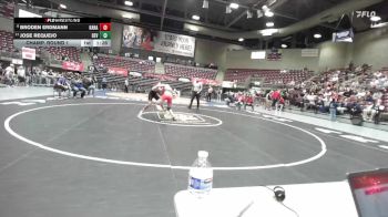 2A 144 lbs Champ. Round 1 - Jose Requejo, Beaver vs Broden Erdmann, Kanab