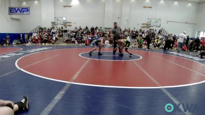 120 lbs Quarterfinal - Micah Williams, Standfast OKC vs Landon Achziger, Choctaw Ironman Youth Wrestling