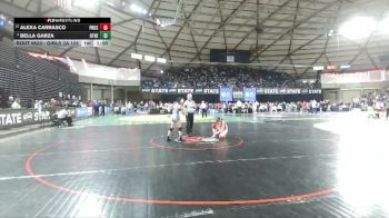 Girls 2A 105 lbs Cons. Semi - Alexa Carrasco, Prosser (Girls) vs Bella Garza, Othello (Girls)