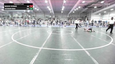 70 lbs Rr Rnd 2 - Mason Horner, Indiana Outlaws Red vs Jackson Bish, Ragin Raisins Catawba ES