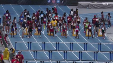 Youth Girls' 100m Hurdles Championship, Semi-Finals 2 - Age 11