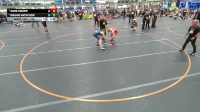 126 lbs Semifinal - Gabe Swann, Baylor vs Mason Katschor, Unattached