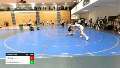 126 lbs Quarterfinal - Robert Ward, Georgia vs Peyton Nicholson, Level Up Wrestling Center