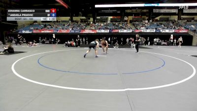 180 lbs Champ. Round 2 - Johanna Carrasco, Baker vs Andjela Prijovic, Grand View