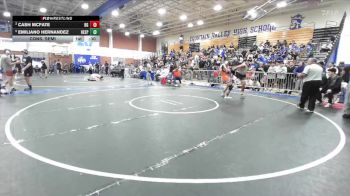 150 lbs Cons. Semi - Emiliano Hernandez, Hesperia vs Cash McFate, Bishop Gorman HS