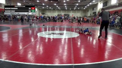 60 lbs Champ. Round 1 - Xavier Diaz, Hastings vs Rogan Hansen, St. Francis Gladiators