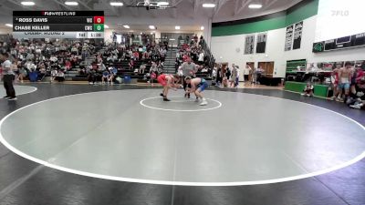 150 lbs Champ. Round 2 - Chase Keller, Carroll Wrestling Club vs Ross Davis, Victory