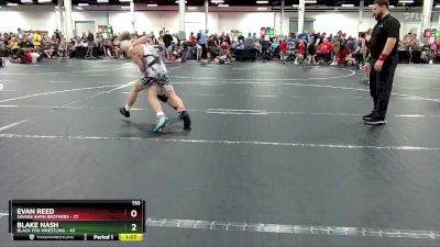 110 lbs Round 7 (8 Team) - Blake Nash, Black Fox Wrestling vs Evan Reed, Savage Barn Brothers