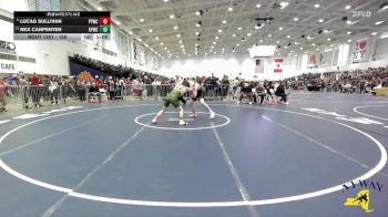 128 lbs Champ. Round 1 - Rex Carpenter, Adirondack Youth Wrestling Club vs Lucas Sullivan, Penfield Youth Wrestling Club