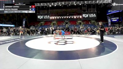 132 lbs Champ. Rd Of 128 - Anthony Ciotoli, NY vs Devon Frazier, OK