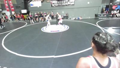 135 lbs Mya McCutchan, CMWA - Coastal Mountain Wrestling Association vs Lillian Mattly, NAWA - North Area Wrestling Association