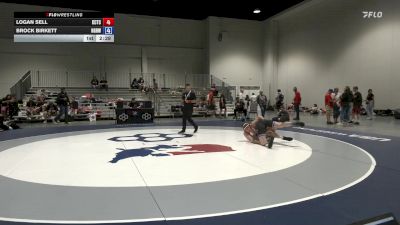 74 lbs Cons. Round 2 - Logan Sell, Kansas City Training Center vs Brock Birkett, NorCal Gold Rush Wrestling Academy