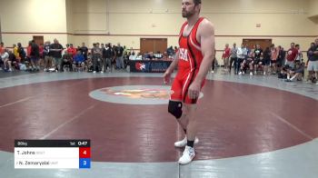 88 kg Rnd Of 16 - Tim Johns, South Dakota vs Naweed Zemaryalai, United Wrestling Club