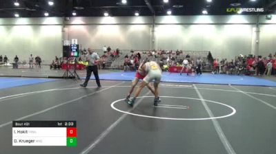 157 lbs C Of 16 #2 - Isaiah Hokit, Fresno State vs Dewey Krueger, Wyoming