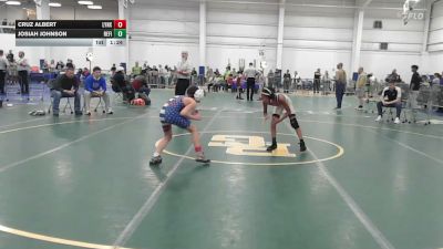77 lbs Round Of 16 - Cruz Albert, Lynx WC vs Josiah Johnson, Refinery WC