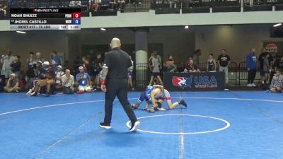 75 lbs Cons. Quarters - Noah Shultz, Pennsylvania vs Jhorel Castillo, Monster Garage Wrestling