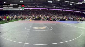 D1-157 lbs Cons. Round 1 - Rogan Suttles, Flushing HS vs Gabe Griffith, Utica HS