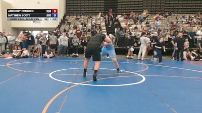 Rr Rnd 1 - Anthony Petrock, Brady's Wrestling Club vs Matthew Scott, Apache