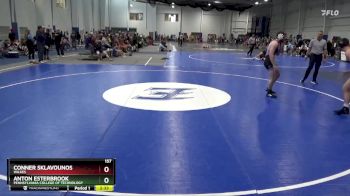 157 lbs Cons. Round 2 - Anton Esterbrook, Pennsylvania College Of Technology vs Conner Sklavounos, Wilkes