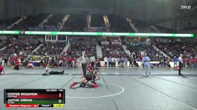 110 lbs Quarterfinal - Jaston Jordan, Salina vs Cooper Wogomon, Con-Kids