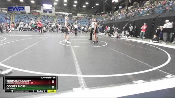 96 lbs Cons. Round 1 - Cooper Moss, Andover vs Thomas McCarty, Jayhawk Wrestling Club