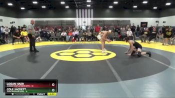 139 lbs Placement Matches (8 Team) - Logan Haer, Junior Terps Xtreme (MY) vs Cole Sackett, Team Missouri (MO)
