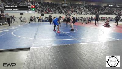123 lbs Consi Of 32 #1 - Seth Johnson, Woodward Junior High vs DeAntre Gaines, Choctaw Jh