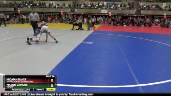 95 lbs Cons. Round 2 - Micaiah Black, Victory School Of Wrestling vs Mason LaVigne, Victory