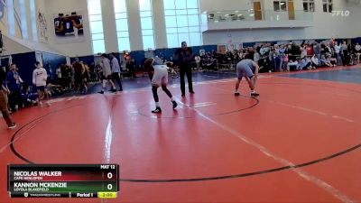 150 lbs Prelim - Kannon McKenzie, Loyola Blakefield vs Nicolas Walker, Cape Henlopen