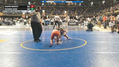 85 lbs Round Of 16 - Harper Berkley, Meyersdale vs McKenna Budd, North Penn