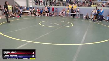 65 lbs Cons. Semi - JaNel Phillips, Chugach Eagles Wrestling Club vs Shelly Niegel, Alaska