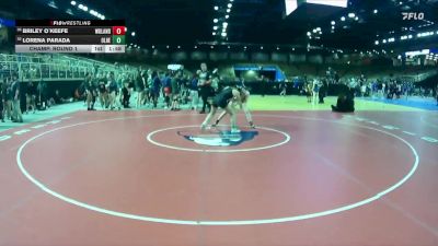 115 lbs Champ. Round 1 - Briley O`Keefe, Conroe The Woodlands vs Lorena Parada, Olympic Heights