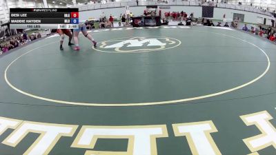 190 lbs Desi Lee, Ohio Gray vs Maddie Hayden, Michigan Red