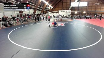 114B lbs Rr Rnd 2 - Ernest Franklin, Blair Academy vs Cody Palmentiero, South Side Wrestling