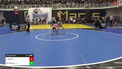 94 lbs Consi Of 8 #1 - Lukas Smith, All American WC vs Max Kohser, Pine-Richland