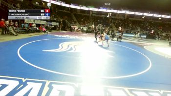 185 lbs Champ. Round 1 - Mikko Foster, Bellport vs Jaida Macaluso, Minisink Valley