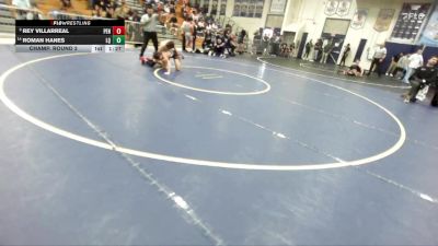 106 lbs Champ. Round 2 - Rey Villarreal, Peninsula vs Roman Hanes, La Quinta