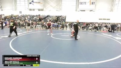 145 lbs Champ. Round 2 - Gerard Marrone, Savage Wrestling Club vs Ibrahim Khalil, Harlem Jets Wrestling Club