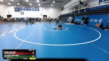 215 lbs Champ. Round 1 - Hayden Van Dell, Cheyenne East vs Tagr Holmes, Burns/Pine Bluffs
